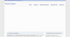 Desktop Screenshot of energyrebate.com