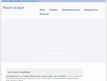 Tablet Screenshot of energyrebate.com